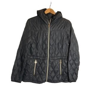 Michael Kors Jackets Quilted Puffer Down Hooded Packable Lightweight Luxury M
